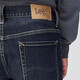 Lee25 principios de otoño nuevo 723 delgada Mid-wraist rectas de cinco bolos oscuro jeans oscuro azul 32