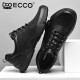 DQGECCO ZAPATOS HOMBRES Summer 25 Genuine Leather hueco de cuero transpirable zapatos de cuero de cuero negocios clásico para caminar negro 45
