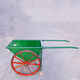 Green forest dump truck labor site trolley two-wheeled hand push truck construction waste hauling gray ordinary large bucket + ordinary solid wheels