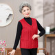 Yaya (YAYA) grandma down vest for women and the elderly, inner waistcoat, middle-aged and elderly mother's outer wear autumn and winter vest jacket K Purple XL