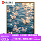 Manlang Butterfly Digital Oil Painting 2025 Neues Zeichnungs- und Zeitungs -Artefakt -DIY -Handgefertigte Ölmalerei farbiges Acrylmalerei SJ14699 30*40 cm Massivholz Innenrahmen