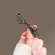 High-grade velvet black hairpin bow forehead broken hairpin hairpin bangs new side temperament duckbill black bow hairpin pair A-15