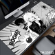 汝沁莲炫酷漫画电竞鼠标垫超大号男款个性工位办公电脑书桌垫橡胶软垫键盘垫顺滑加厚锁边护腕垫防滑耐磨 15926咖色BOOM 长1000mmX宽500mmX厚4mm