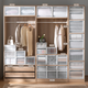 Yonghuan Storage Box Drawer Clothes Wardrobe Storage Box Underwear Storage Box Transparent Organizing Box 9234 Depth 54 Width 45 Height 29 Three packages are popular and popular in the store owner's recommendation