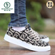 Pecker Chaussures masculines 2025 Chaussures en toile Summer NOUVEAUX chaussures de sport décontractées pour hommes respirants F-6636 Chaussures en toile en or 39