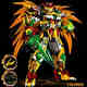 La tendencia nacional china de la tendencia mecha de la asamblea de la asamblea de la asamblea de los juguetes Guan Yu y Zhao Yun son compatibles con LEGO Black Goku Houyi Ninja Gundam Future Mecha 691 Partículas/Alto aproximadamente 26 cm