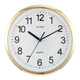 Guten gran reloj de pared escuela sala de estar moderna reloj impermeable reloj creativo reloj redondo reloj de pared dorada 3883 mate negro ____ diámetro 34 cm otros