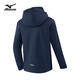 Mizuno outdoor jacket men's hooded jacket windproof three-in-one two-piece sports mountaineering suit dark blue L