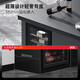 HCK Husky 62L/97L/120L ultra-thin embedded ice bar small refrigerator mini home freezer small living room wine and beverage cabinet fresh cabinet B&B office embedded series top selection 62 liter ice bar ultra-thin embedded starry sky black
