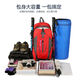 Chilu Outdoor Mountainering-Kapazität Großer Männer und Frauen Rucksack Reise-Wandersportarten Cross-Country-Rucksack 30L Orange Mountaineering-Tasche [mit Taillenschutz]