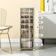 Sternoptimierte kosmetische Lagerschrank-Schubladenstyle Multi-Layer-Speicherregalbodenbodenboden-Desktop-Hautpflegeproduktspeicherbox unter Tisch Organisierungsschrank weiße 6-Stufe weiße 6-Level