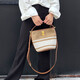 Montana West Luxury High-End Brand 2025 New Lazy Pastoral Concepción artística Crossbody Single Handel Handld Cuero Boleto de cuero Boleto Caki pequeño Longitud superior 25 Longitud de fondo 16 Ancho 17 COCM