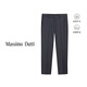 Massimo Dutti Autumn and Winter New Products 2025 Men's Wear Business Formal Pure Wool Textured Suit Pants 03501501 Navy Blue 42 (180/86A)