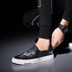 Heyu pedals lazy shoes men summer Korean version sail rubber shoes printed fashionable men casual bean bean loafer shoes men H11967 style 38