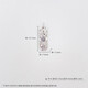 Laofu Gold and Platinum Pendant Get Rich Shattered Ice Platinum Necklace for Wife and Girlfriend Birthday Gift for Chinese Valentine's Day Get Rich Shattered Ice Pendant Approximately 3.09g