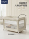 Babyviva crib movable folding baby bed multi-function splicing bed cradle portable newborn special diaper table combination + breathable latex mattress (detachable and washable) Other frame structure complete installation