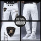 Classic Car (Laoyche) Brand Trendy Brand Jeans Men's Summer Min 2025 Nouveau pantalon décontracté à tendance élastique élastique élastique élastique YL-6221 32 2 pieds 5140-149jin [Jin est égal à 0,5 kg]