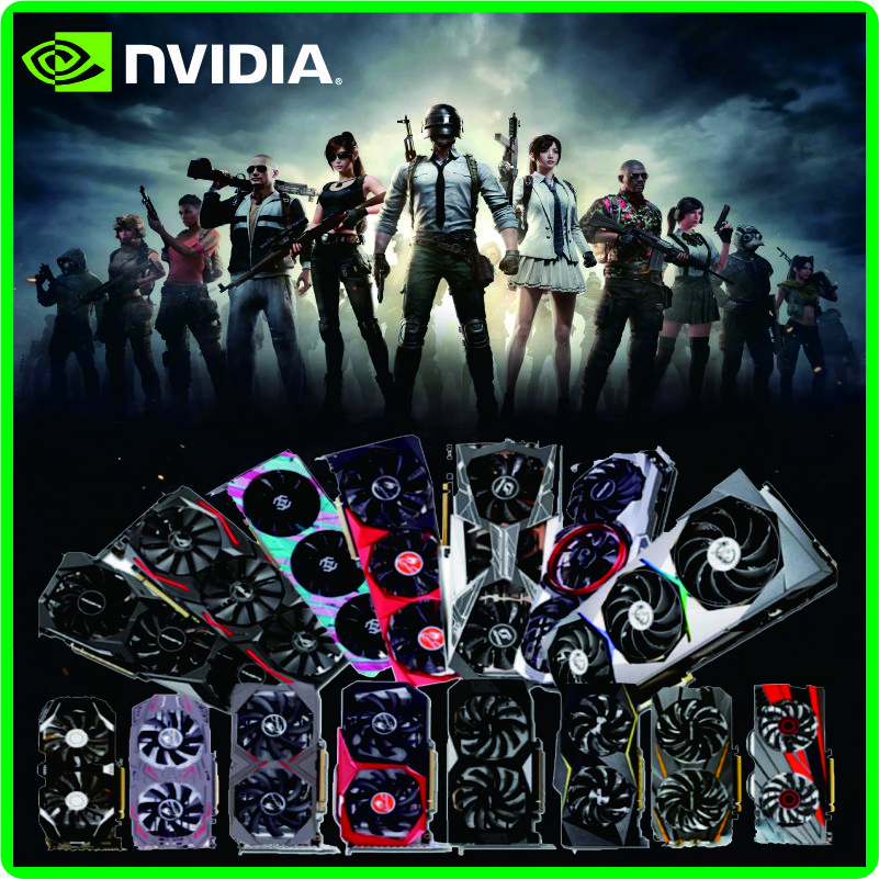 Buntes GTX1050TI2G4G10603G5G16606G10701080 Ti8G 11G General Snapdragon Wind Flame War God Netchi Desktop Disassemed Independent Graphics Card Gigabyte GTX1080 8G G1
