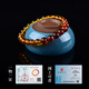 Her Generations Natural Amber Gradient Color Bracelet Colored Amber Ball Bracelet Women's Selected Style 8MM (766768) Comes with Certificate