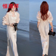 
Hengyuanxiang 25 new style slit chiffon shirt for women's summer thin cardigan with jacket and sunscreen shirt on black L 100-115Jin [Jin equals 0.5 kg]