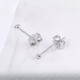 Nilan Fat Donglai same style pt950 platinum earplugs PT950 earrings ear stud accessories DIY platinum earplugs women's lace lace@single