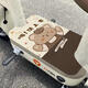 
Cartoon wire ring electric vehicle foot mat Motorcycle electric vehicle foot pedal mat tram decorative foot mat can be cut Q3881A-Pedal Kapibala please get on the car vertical 40*60 cm free cut