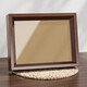 Photo frame empty frame table picture frame mounting 5 inches 6 inches 7 inches 8 inches simple hanging wall decoration wooden frame license frame coffee color 7 inches 13*18cm
