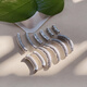 HUA QIANMO 999 FOTS Silver Heavenly Blessing Heart Sutra Poissons Blessing Gloss Bent Pipe DIY Cultural et Play Crystal Bracelet Silver Accessoires A5009 MODÈLE ONE