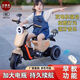 Motorcycle électrique à double personne Télétémocyclette Tricycle Baby Boy and Girl Carriage Large Car Toy Car Bdl-688 Rose moderne + 12V7 Télécommande à deux roues motrices