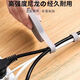 
[JD Express] Data cable storage artifact Velcro tie cable management home computer harness charging cable fixing strap self-adhesive gray 5 meters-1.2cm wide