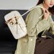 Cnoles Bag Women's Bag 2025 Luxury High-end Bowling Bag Crossbody Bag Chinese Valentine's Day Gift to Girlfriend White - New Holiday Gift to Girls