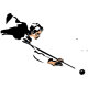 Beyzk Billard Hall Salle Mur Mur Paint CHARGENT Image Mur Sticker Fond Papin Pondéral Ornements Internet Club Club Affiche Affiches 16859 Méthode Pole - Black + Skin Couleur Super Large