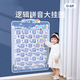 Pinyin Pinyin Training Alphabet Wall Sticker Children's Early Education Audio Wall Chart Initial Vowel Learning Artifacts Full Table 1 [Advanced Edition 3-piece Set] Chinese Pinyin + English_6