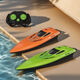 Suji simulated high-speed remote control speedboat oversized children's boat charging waterproof radio electric boy water toy model orange speedboat own battery