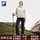 Fila Damens gewebte Jacke 2025 Frühling neuer Outdoor-Sport einfacher lose Kapuze mit Kapuze-Dunkel-Black-Bk M 165/84a