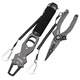 Nouveau dispositif de commande d'échelle de courroie en alliage en aluminium 360 Rotary Hook Picker Ligne Coupte Fishing Alutres