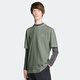Canada Goose Gladstone Men's Broidered T-shirt à manches courtes Top décontracté 1401M9 9852 Artemisia Green Il est recommandé de choisir deux tailles petites, la taille est trop grande L