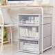 Yusenyi multi-layer drawer storage cabinet plastic storage box storage cabinet baby wardrobe organizing box baby storage cabinet f3523 length 47* width 35 height 23 export to Japan