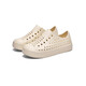 Chaussures de trou Chaussures pour enfants Summer Chaussures de trou pour enfants garçons et filles non glissés imperméables chaussures de plage creux sandales blanches 27 (la longueur intérieure C9 est d'environ 17,2 cm)