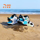 ANTA Children's Sandals Men's and Women's Shoes 2025 Summer New Jellyfish Knob Outdoor Baotou Beach Shoes Boys Anta White/Black 9970H-2 31