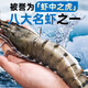 Linglue domestic live frozen black tiger shrimp net weight 1.8Jin Jin equals 0.5kg 20-28 salt-frozen single frozen shrimp barbecue prawns monodon