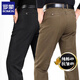 Lomon men's casual pants men's loose straight middle-aged men's pants autumn middle-aged and elderly business dad outfit pants summer thin style anti-wrinkle 1105 navy summer thin style 29 waist circumference 2 feet 2