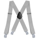 
YWZR tie clip 3.5CM wide clip non-slip men's strap clip fat people universal work hanger belt ski pants black