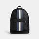 Coach (Coach) Backpack Classic Presbyopia Modetrend großer Herrenbeutel Rucksack großer Kapazitätstasche offizielles Flaggschiff echtes schwarzes und graues Farbblocking CV922QBOH0 Neues Modell