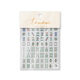 Tomi Aufkleber Relief 1049 Airao Kooperation 5d Nail Art Sticker Japanischer Kleber -Nagelaufkleber Mahjong bis 1049