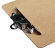 
Deli A4 wood texture metal portable butterfly clip writing board clip/writing pad/test paper data storage clip Brown 9227 office supplies