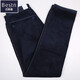 Jeans baisid pour hommes avec du velours épaissis de l'âge moyen et âgés hauts hauts droits daddy pantalon pour hommes style hiver BSD-9226 Black Black Automne et hiver sans velours 30 2 pieds 3 tour de taille
