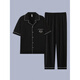 
Catman (MiiOW) 2025 new men's pajamas short-sleeved cotton suit summer men's trousers teenagers can wear home clothes outside G3884 blue-short-sleeved trousers XL [Suggested 120-140Jin [Jin equals 0.5 kg]]