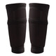 Chaussettes de football couverte plaque de garde de jambe de garde de garde de garde de garde couvercle insert type adolescent adolescent poche respirante soft 688 plaque de garde de jambe paire de taille noire