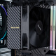 VALKYRIE AQ125 BLACK VK CPU radiateur refroidi par air, anti-gravité quatre caloducs contact direct, ventilateur 12CM, prend en charge LGA1700 AM5